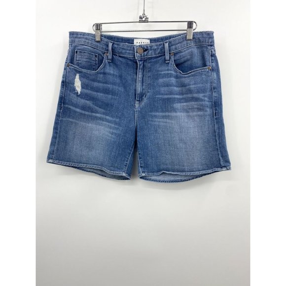 PARKER SMITH Pants - PARKER SMITH Distressed Denim Shorts